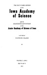 The Sixty-third Session of the Iowa Academy of Science and the Eighteenth Convention of the Junior Academy of Science of Iowa, April 20 and 21, 1951 by Iowa Academy of Science