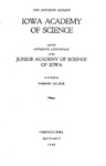The Sixtieth Session of the Iowa Academy of Science and the Fifteenth Convention of the Junior Academy of Science of Iowa, April 16 and 17, 1948 by Iowa Academy of Science