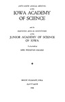 Fifty-sixth Annual Meeting of the Iowa Academy of Science and the Eleventh Annual Convention of the Junior Academy of Science of Iowa, April 17 and 18, 1942 by Iowa Academy of Science