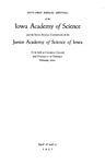 Fifty-first Annual Meeting of the Iowa Academy of Science and the Sixth Annual Convention of the Junior Academy of Science of Iowa, April 16 and 17, 1937 by Iowa Academy of Science