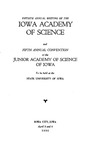 Fiftieth Annual Meeting of the Iowa Academy of Science and the Fifth Annual Convention of the Junior Academy of Science of Iowa, April 3 and 4, 1936 by Iowa Academy of Science