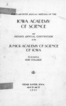 Forty-seventh Annual Meeting of the Iowa Academy of Science and the Second Annual Convention of the Junior Academy of Science of Iowa, April 21 and 22, 1933 by Iowa Academy of Science