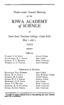 Thirty-ninth Annual Meeting of the Iowa Academy of Science, May 1 and 2, 1925 by Iowa Academy of Science