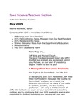 ISTS E-Newsletter, May 2005 by Iowa Academy of Science