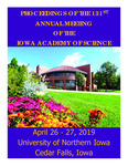 Proceedings of the 131st Annual Meeting of the Iowa Academy of Science [Program, 2019]