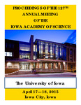 Proceedings of the 127th Annual Meeting of the Iowa Academy of Science [Program, 2015]