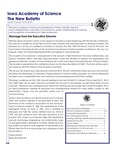 Iowa Academy of Science: The New Bulletin, v07n2, Summer 2011