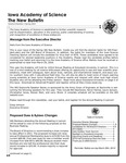 Iowa Academy of Science: The New Bulletin, v06n1, Spring 2010