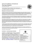 Iowa Academy of Science: The New Bulletin, v02n3, Summer 2006