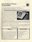 Iowa Academy of Science: The New Bulletin, v11n2, Summer 2015