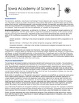 Iowa Academy of Science Position Paper on Biodiversity by Iowa Academy of Science