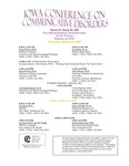 Iowa Conference on Communicative Disorders [Program, 2007] by Iowa Conference on Communicative Disorders