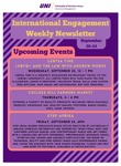International Engagement Weekly Newsletter, September 20, 2021 by University of Northern Iowa. Office of International Engagement.