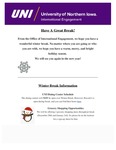 International Engagement Weekly Newsletter, December 10, 2021 by University of Northern Iowa. Office of International Engagement.