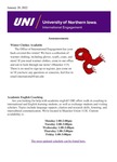 International Engagement Weekly Newsletter, January 28, 2022 by University of Northern Iowa. Office of International Engagement.