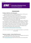 International Engagement Weekly Newsletter, April 22, 2022 by University of Northern Iowa. Office of International Engagement.