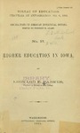 Higher Education in Iowa by Leonard F. Parker