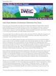 Iowa Waste Reduction Center Newsletter, November 2021 by University of Northern Iowa. Iowa Waste Reduction Center.