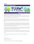 Iowa Waste Reduction Center Newsletter, April 2020