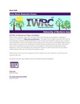 Iowa Waste Reduction Center Newsletter, March 2020