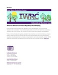 Iowa Waste Reduction Center Newsletter, May 2018