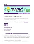 Iowa Waste Reduction Center Newsletter, April 2018