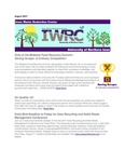 Iowa Waste Reduction Center Newsletter, August 2017