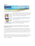 Iowa Waste Reduction Center Newsletter, May 2016