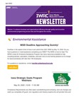 Iowa Waste Reduction Center Newsletter, April 2022