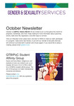 Gender & Sexuality Services Newsletter, October 2022