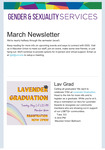 Gender & Sexuality Services Newsletter, March 2023
