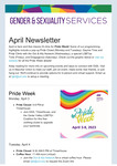 Gender & Sexuality Services Newsletter, April 2023
