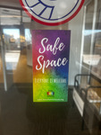86. Safe Space Sticker [photograph]