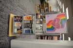 Happy Pride, May-June 2023 [display, photo 2] by University of Northern Iowa. Rod Library.