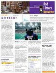 Rod Library Newsletter: Rod Notes, v2n2, September 2009 by University of Northern Iowa. Rod Library.