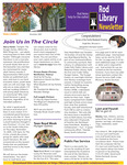 Rod Library Newsletter: Rod Notes, v2n3, November 2009 by University of Northern Iowa. Rod Library.