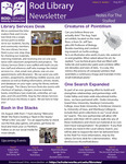 Rod Library Newsletter: Notes for the Stalled, v10n1, August 2017 by University of Northern Iowa. Rod Library.