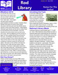 Rod Library: Notes for the Stalled, v11n09, April 2019 by University of Northern Iowa. Rod Library.