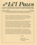 The Li’l Paws, n.s. v2n1, August 1986 by Malcolm Price Laboratory School
