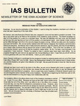 IAS Bulletin, v4n1, October 2003 by Iowa Academy of Science