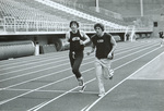1977 Jim Sond and Jeff Hamilton working on conditioning