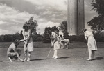 1952 putting under the Campanile