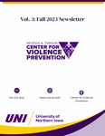 Patricia A. Tomson Center for Violence Prevention Newsletter, v3, Fall 2023 by University of Northern Iowa. Patricia A. Tomson Center for Violence Prevention.