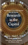 4th Annual Research in the Capitol [Program], March 9, 2009