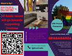Dragagaza [trifold handout, April 2022] by University of Northern Iowa. Gender & Sexual Services. UNI Proud.