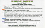 Pride Week March 28-April 2 [flier] by University of Northern Iowa. Gender & Sexuality Services, UNI Proud.