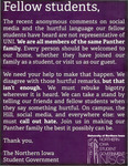 Fellow Students [poster] by University of Northern Iowa. Gender & Sexuality Services, UNI Proud.