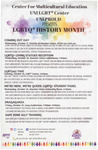 LGBTQ* History Month [poster] by University of Northern Iowa. Gender & Sexuality Services, UNI Proud.