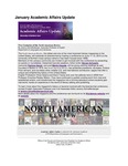 Academic Affairs Update, January 2015 by University of Northern Iowa. Office of the Provost and Executive Vice President for Academic Affairs.