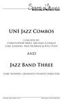 UNI Jazz Combos and Jazz Band Three, April 8, 2021 [program] by University of Northern Iowa
